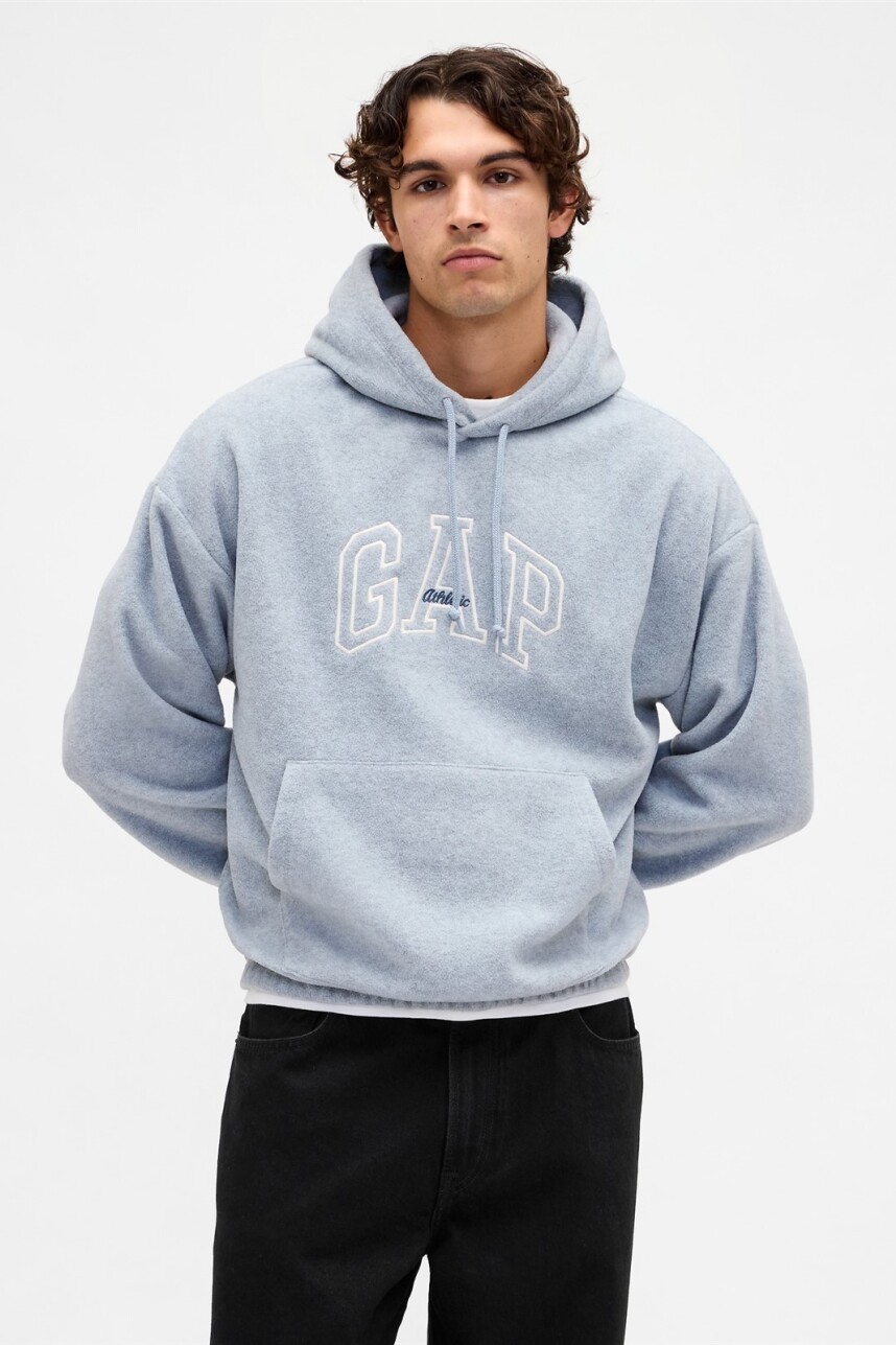Canguro Logo Gap Polar Hombre Bc15 Lt Grey Heather