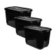 Set x3 Caja organizadora 65 lts NEGRO