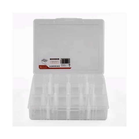 Caja transparente organizadora de 14 divisiones TT0004