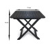 Mesa Plegable Para Jardín Camping Patio NEGRA Mesa Plegable Para Jardín Camping Patio NEGRA