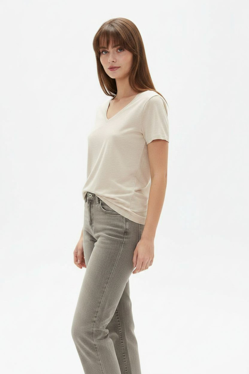 Remera Blumi Cemento