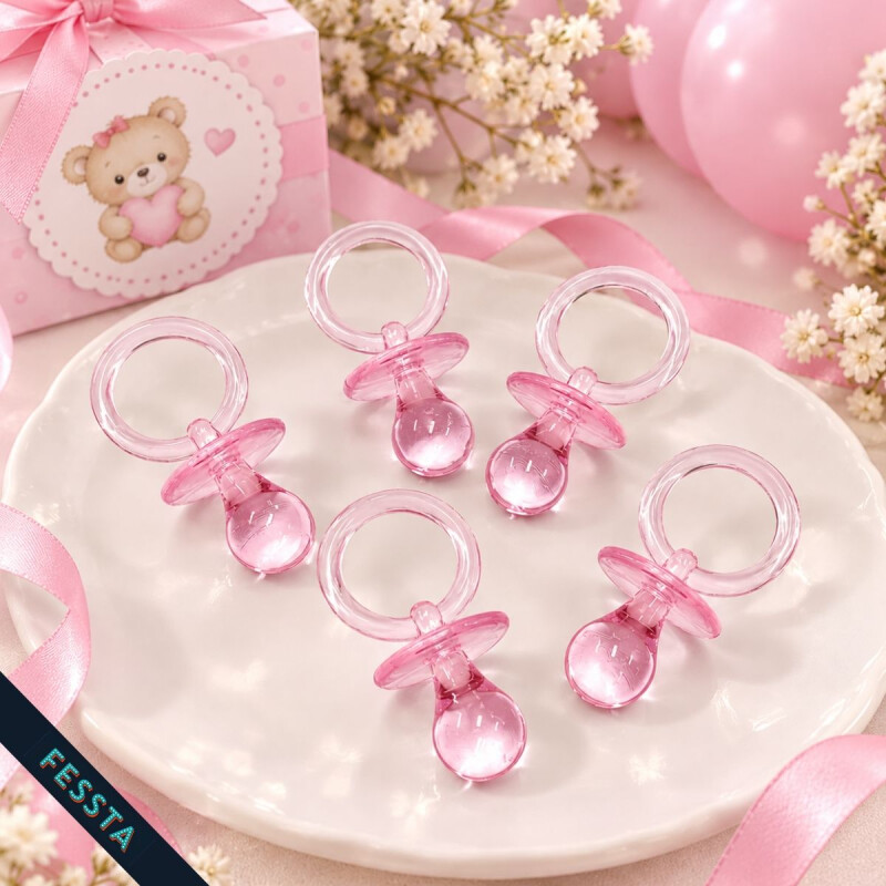 Chupete Souvenir Baby Shower - Celeste Chupete Souvenir Baby Shower - Celeste
