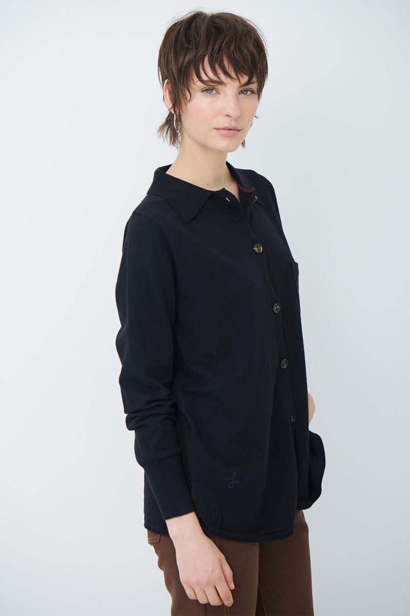 CARDIGAN LONG NEGRO
