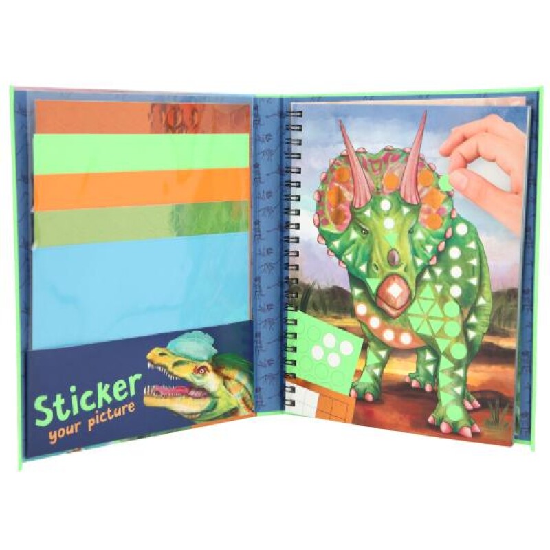 Libro con Láminas y stickers de Dinosaurios Libro con Láminas y stickers de Dinosaurios