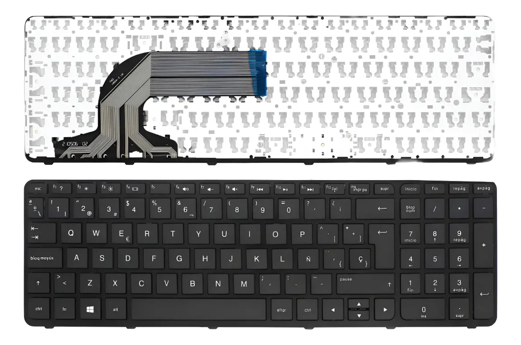 Teclado Hp Pavilion 15-n 15-e Bk Sp 