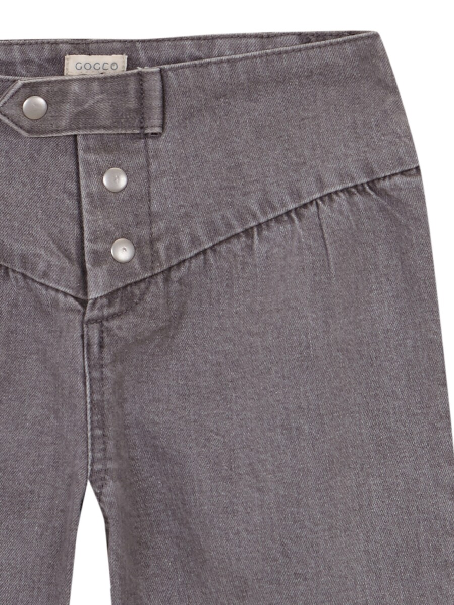 Pantalon Vaquero Gris Oscuro