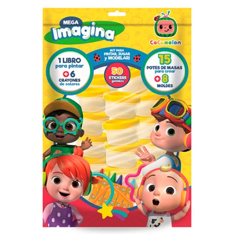 Set Libro para Colorear Masas y Moldes Cocomelon 001
