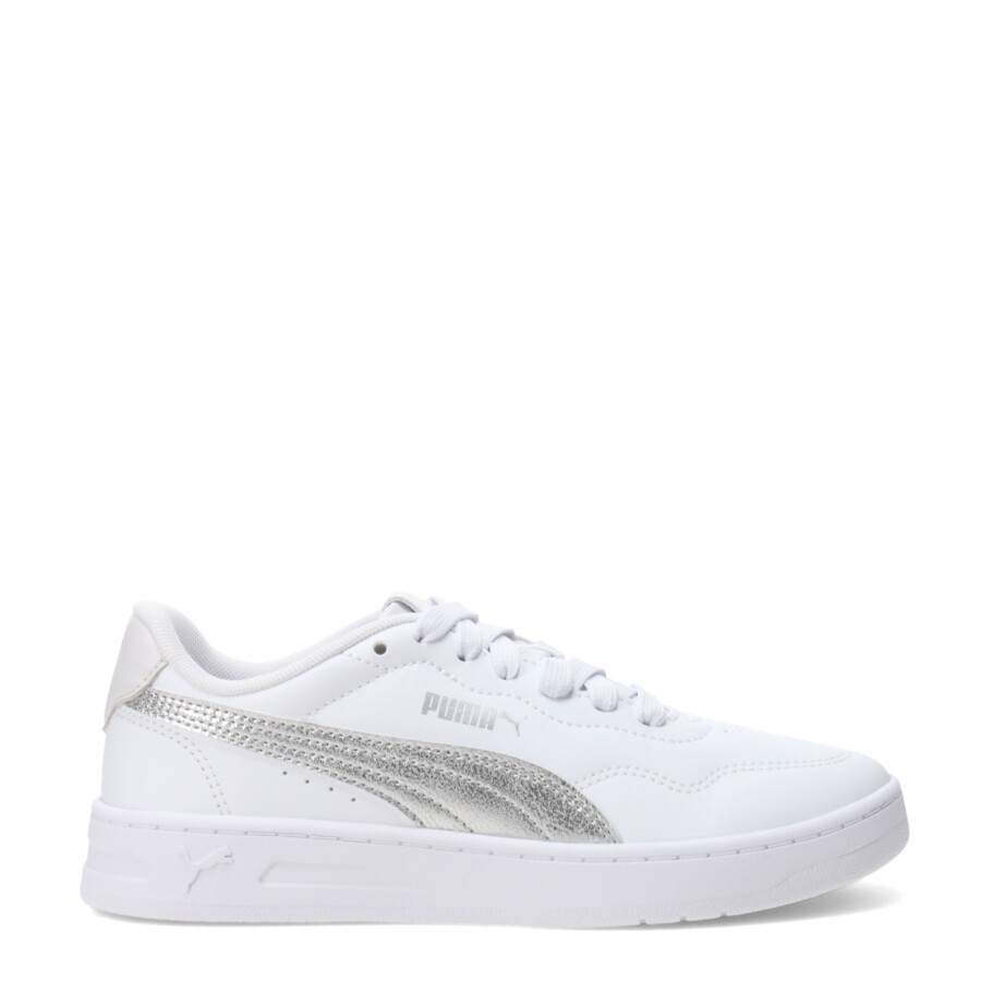 Championes de Mujer Puma Court Lally Metal.Whisper Blanco - Plata
