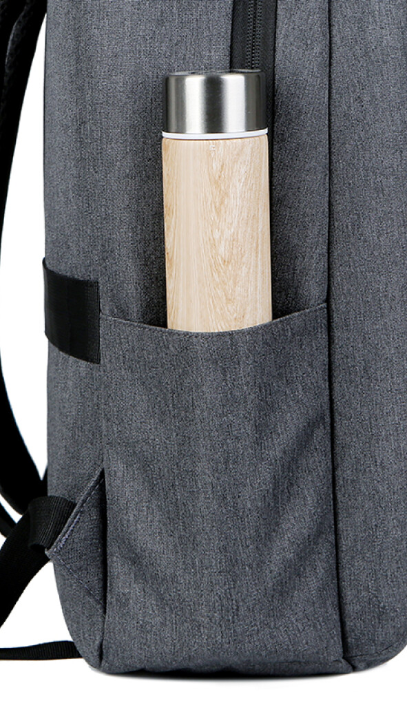MOCHILA FORTUNE TAFETA GRIS