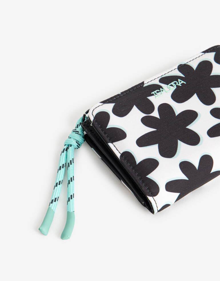 Billetera Nylon Billetera Special Price - Estampado Flores