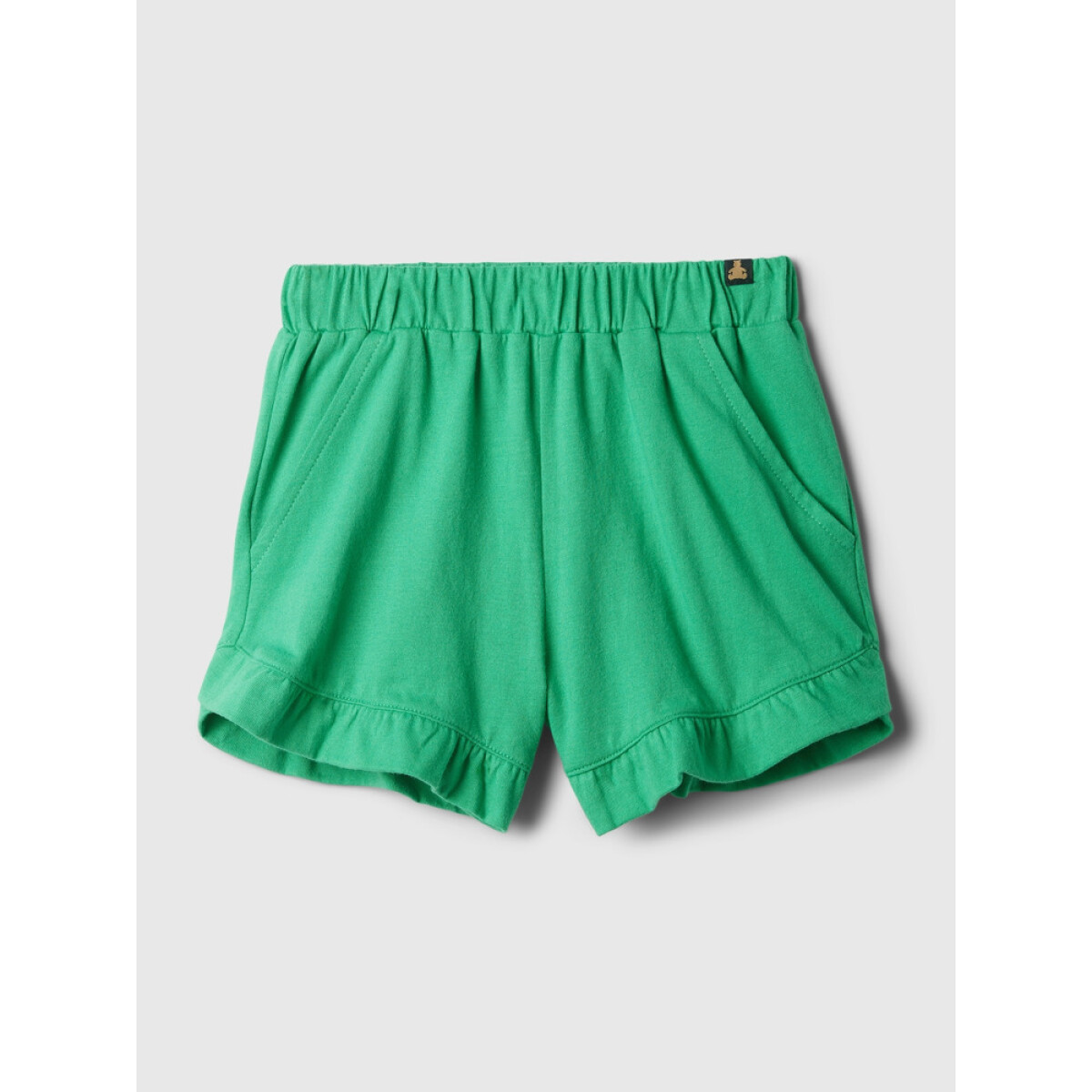 BF RUFFLE SHORT - PRINTS - SIMPLY GREEN 17-5936 
