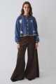 PANTALON WIDE XL CORDEROY Chocolate