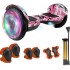 Skate Electrico Hoverboard Musica Bluetooth Luz Patineta 10" Color Variante Militar Rosa