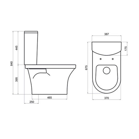 TAPA INODORO CON MOCHILA VARESE FERRUM LOZA SANITARIA BAÑO 000