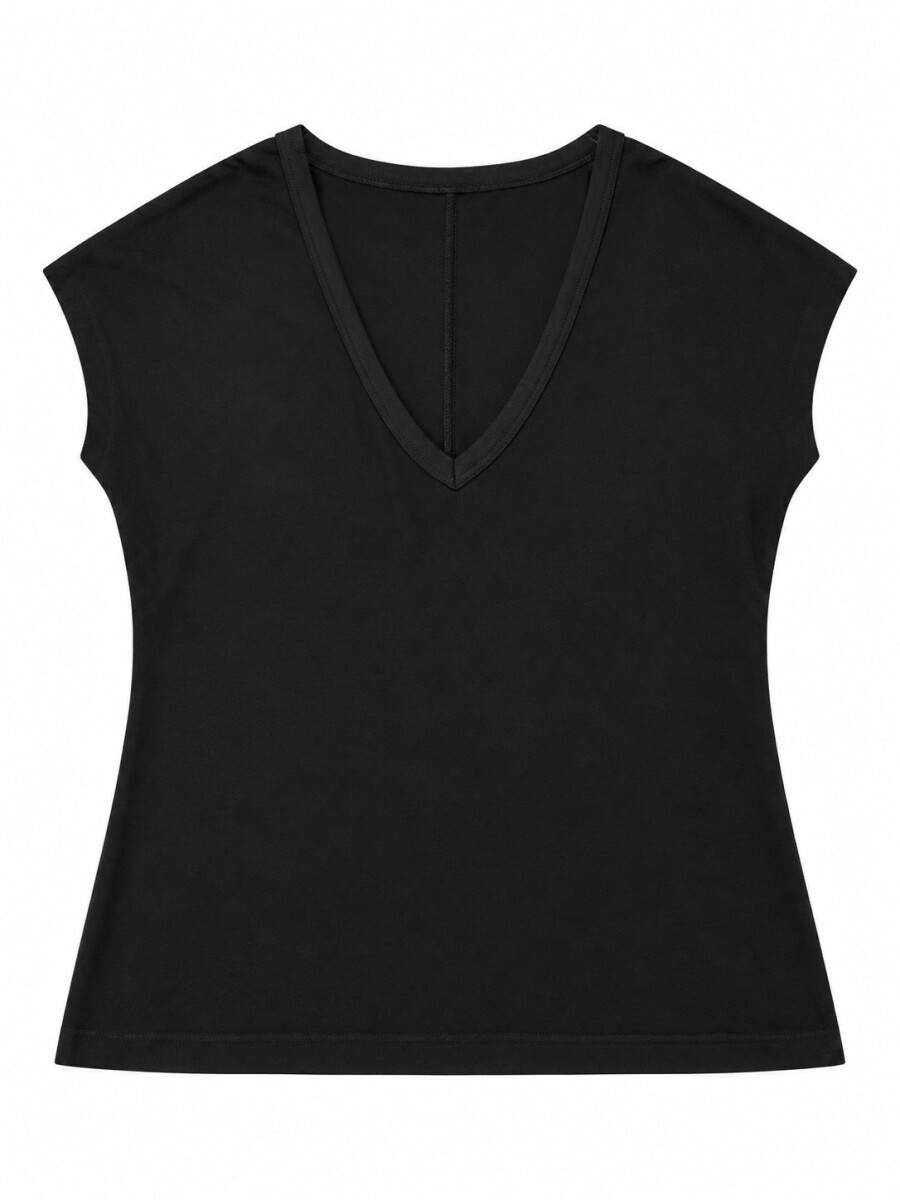 REMERA NURIA - NEGRO. 