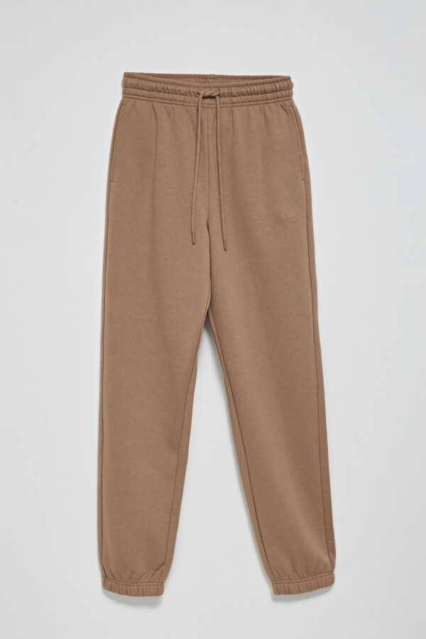 Pantalón deportivo con elástico Visón
