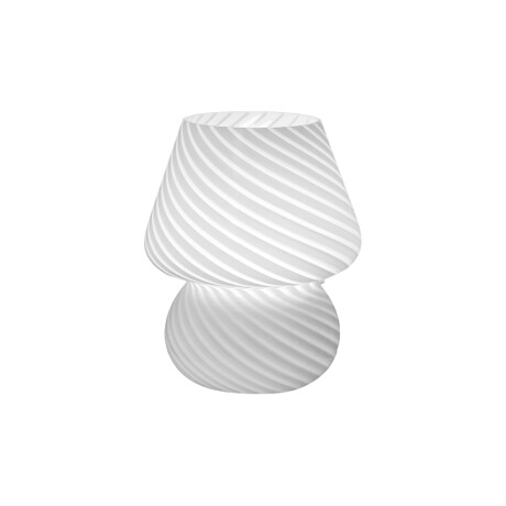 Lámpara luz veladora con rayas diagonales Blanco