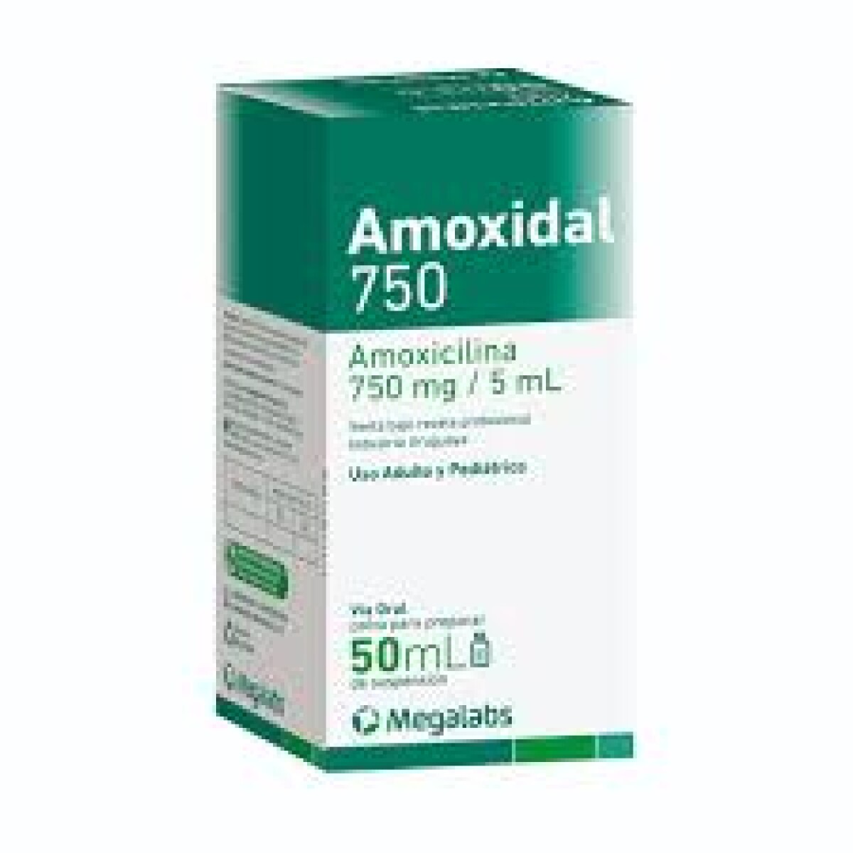 Amoxidal 750mg Suspensión 50ml | Fórmula Oral para Niños 