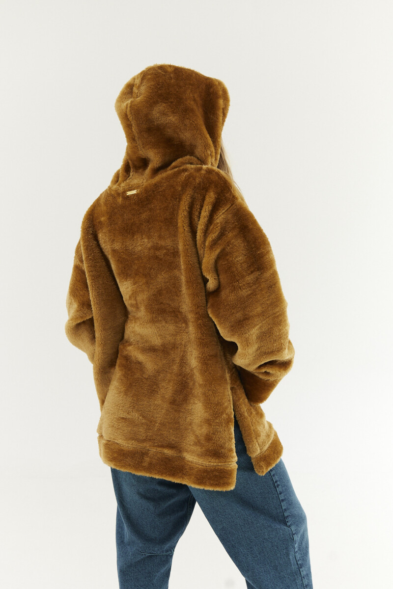 Hoodie Fado Marrón