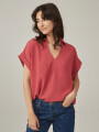 Blusa Hercego Rosa Oscuro
