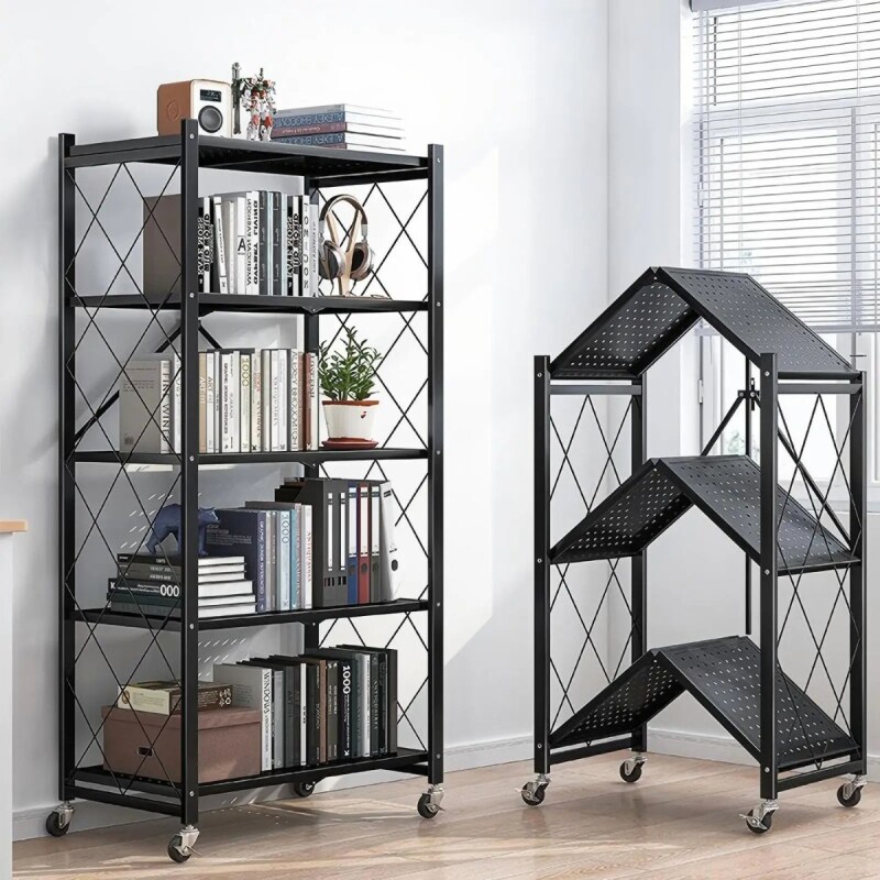Estanteria Plegable Metalica 3 Estantes Con Ruedas Rack Estanteria Plegable Metalica 3 Estantes Con Ruedas Rack