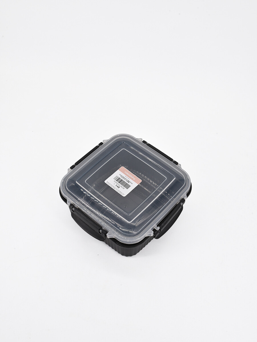 CONTENEDOR ALIMENTOS 1200 ML - GRIS OSCURO 
