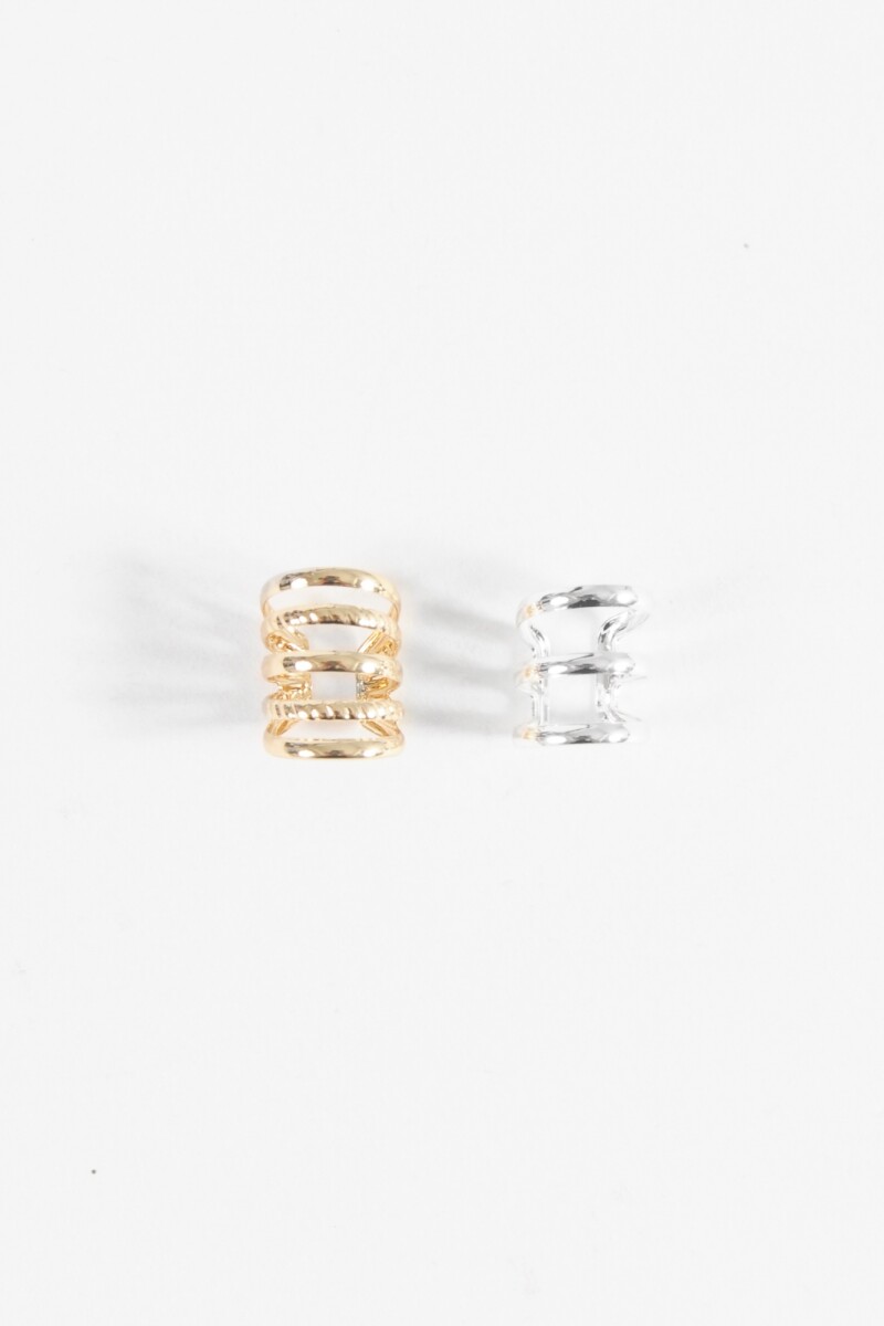Set 2 earcuff vueltas multicolor