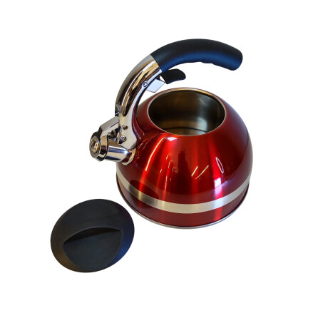 Caldera en acero inox. 3.0 LT Alta Calidad Roja Rojo