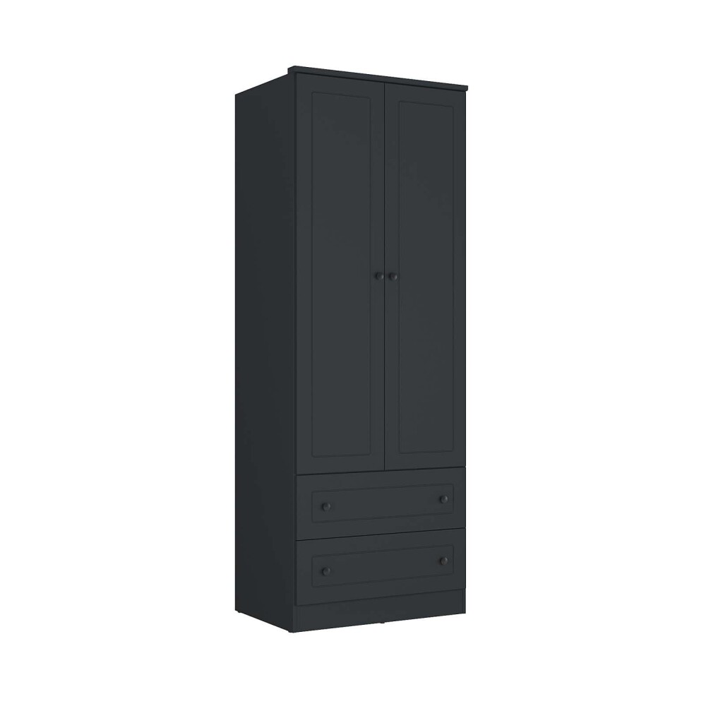 PLACARD 2 PUERTAS MDF GRIS AMERICANO PLUS