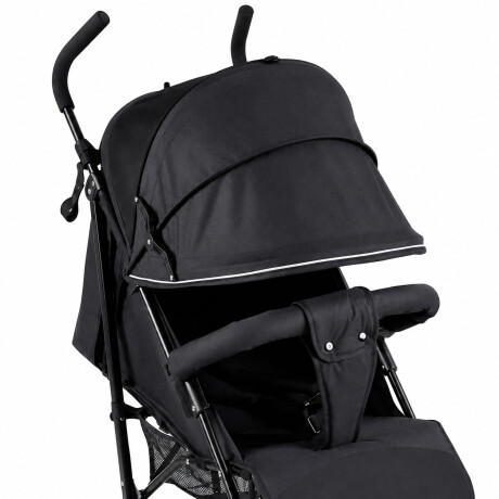 Coche Paraguitas Bebe Reclinable Plegable Compacto 8 Ruedas Negro