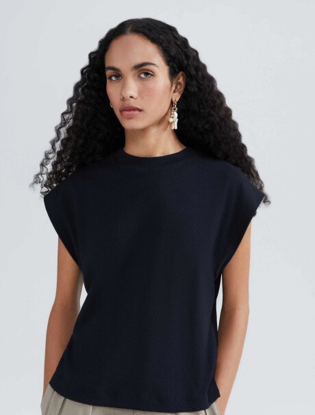 MUSCULOSA BÁSICA AZUL