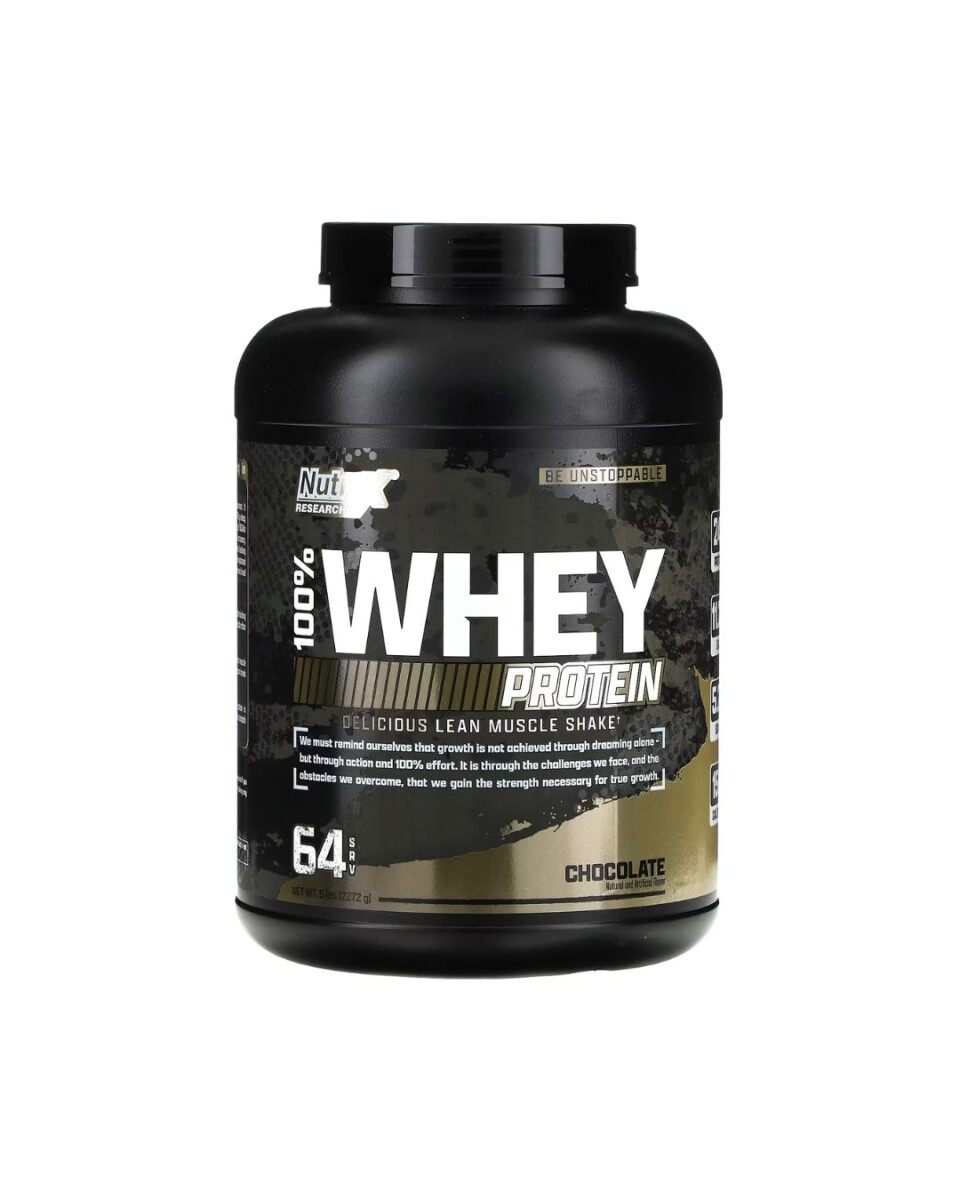 Nutrex 100% Whey Protein 5Lb - Chocolate 