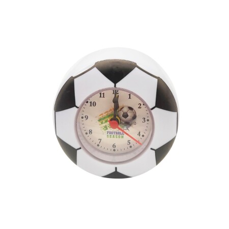 RELOJ DESPERTADOR FUTBOL MULTICOLOR