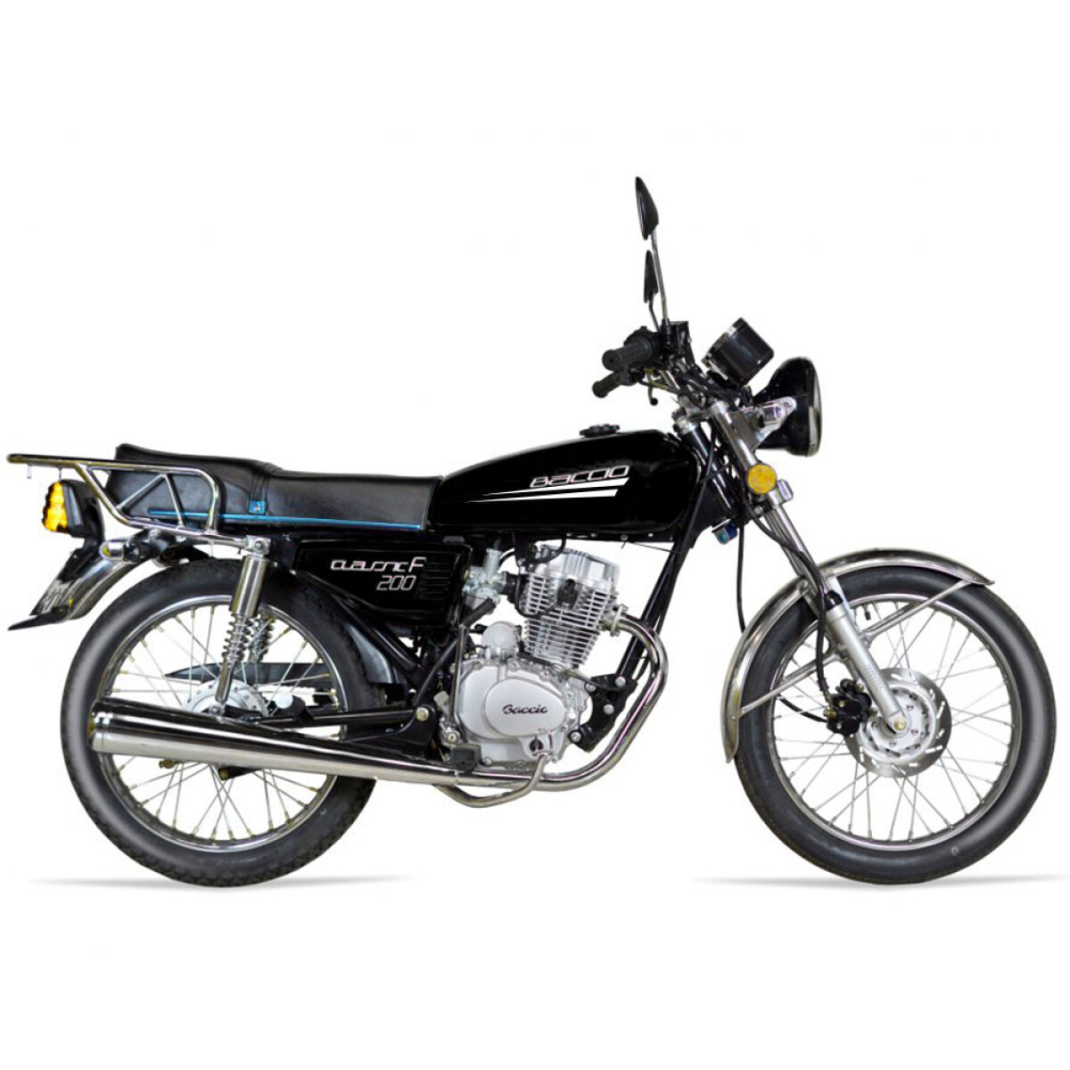 Moto Baccio Classic 200 - Negro 