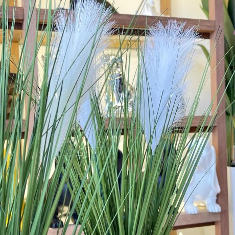 Planta Cieza Artificial Maceta Cerámica Alto 50cm Planta Cieza Artificial Maceta Cerámica Alto 50cm