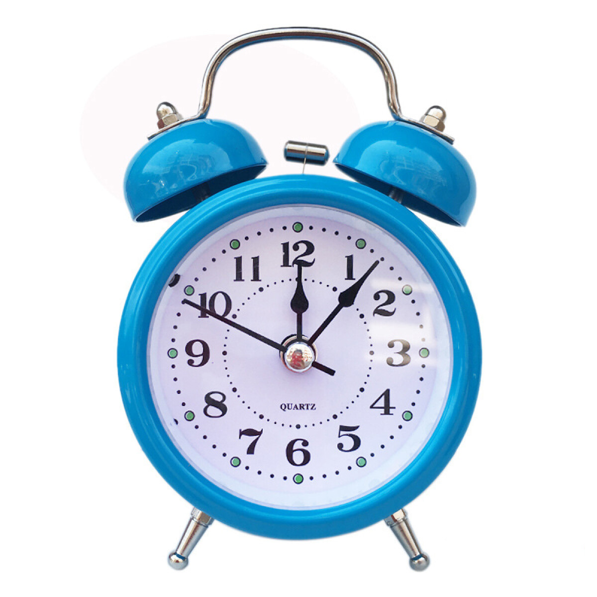 Reloj Despertador Clásico Chico - Celeste 