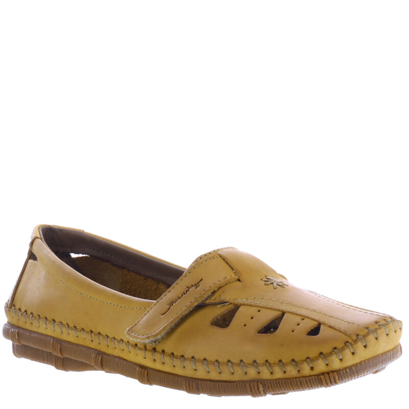 Zapato de Mujer Freeway Casual c/Velcro Marrón