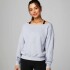 Polera Year Round Terry Off Shoulder Sweatshirt Mujer Classic Grey Heather