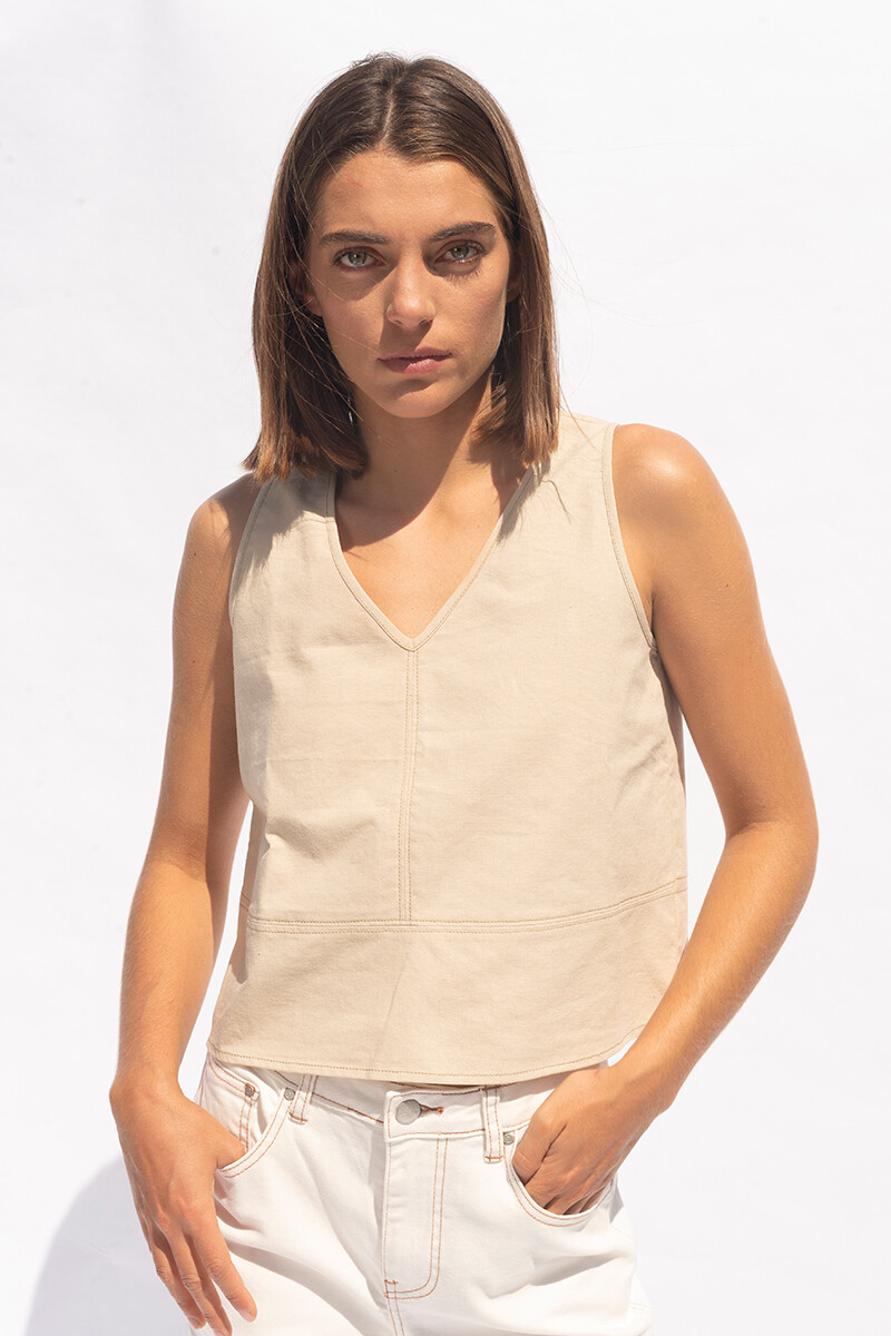 Blusa Ari - Beige 