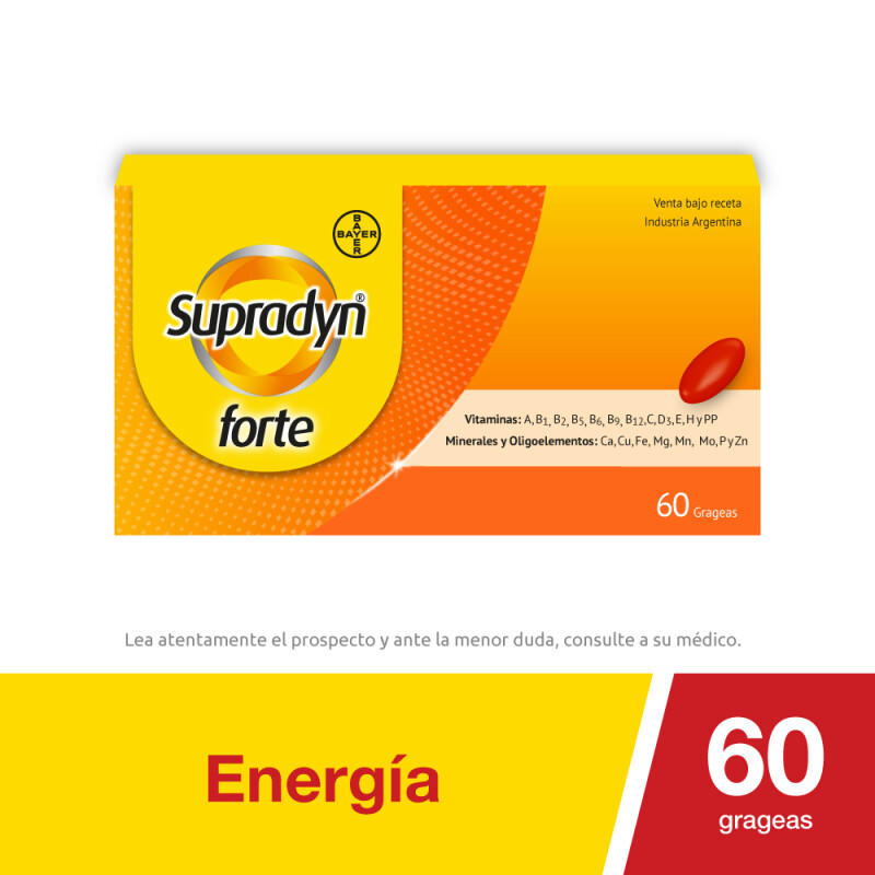 Supradyn Forte 60 Grageas Supradyn Forte 60 Grageas