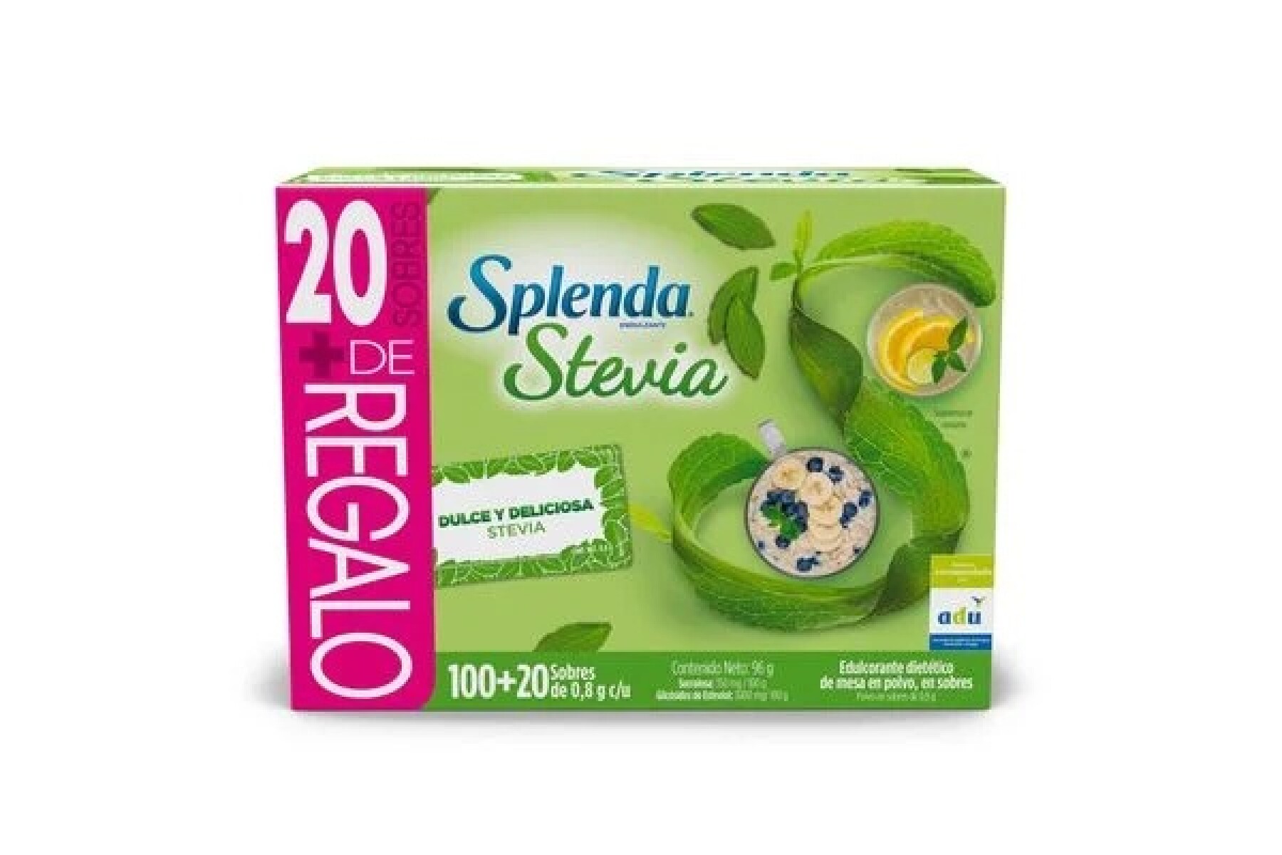 Splenda Stevia Sobres 100 + 20 