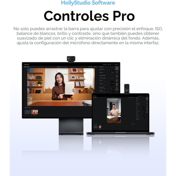 Cámara Web Hollyland Lyra 4k Con Micrófono Lark A1 CAMARA WEB HOLLYLAND LYRA 4K + MICRO