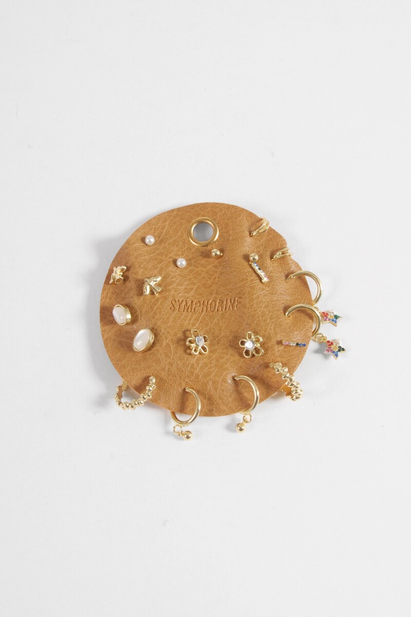 Set de 10 pins variados dorado