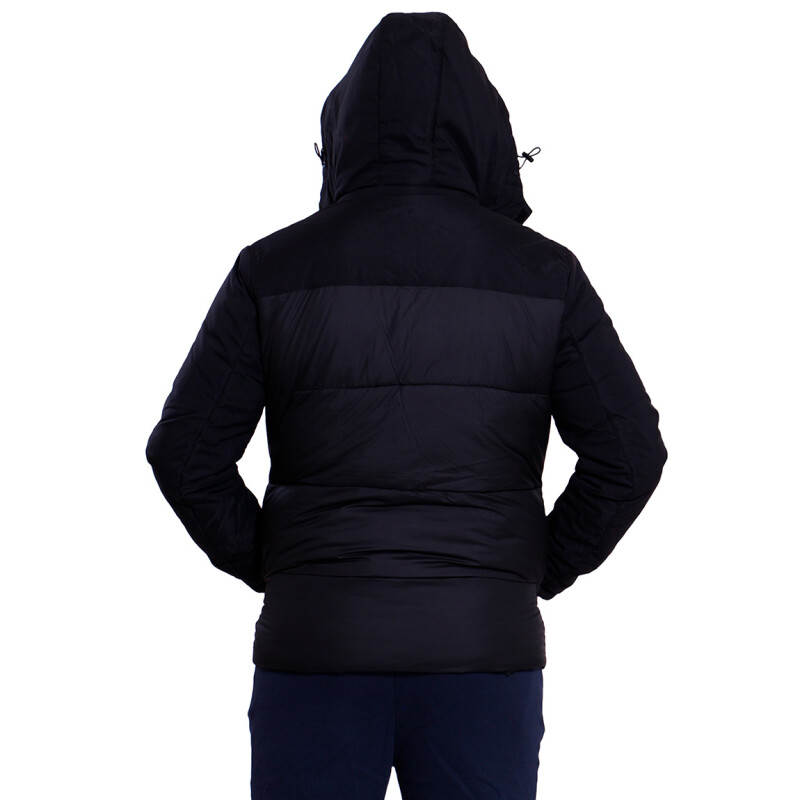 Austral Campera Inflada C/Capucha - Negro Negro