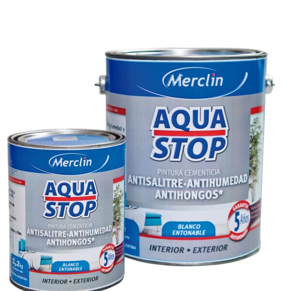 Aquastop Antihumedad y Salitre 5Kg Blanco Merclin Aquastop Antihumedad y Salitre 5Kg Blanco Merclin