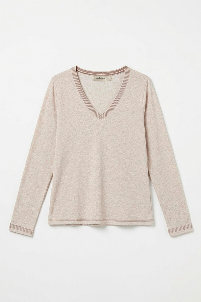 REMERA QUINTO M/L - BEIGE 