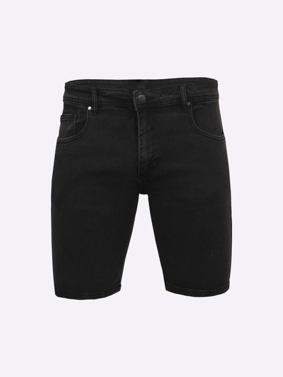 Bermuda jean - negro 