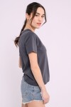 Remera estampada Azul