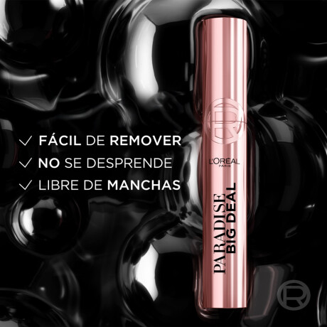 Máscara de Pestañas L'Oréal Paris Paradise Big Deal Blackest Black Washable 10ml Máscara de Pestañas L'Oréal Paris Paradise Big Deal Blackest Black Washable 10ml