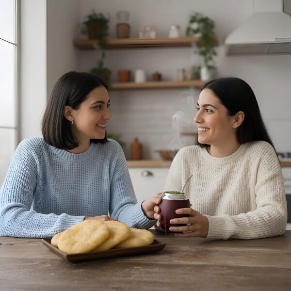 Mate Clásico de Acero Inoxidable Diseño Clásico Duradero Color Bordo